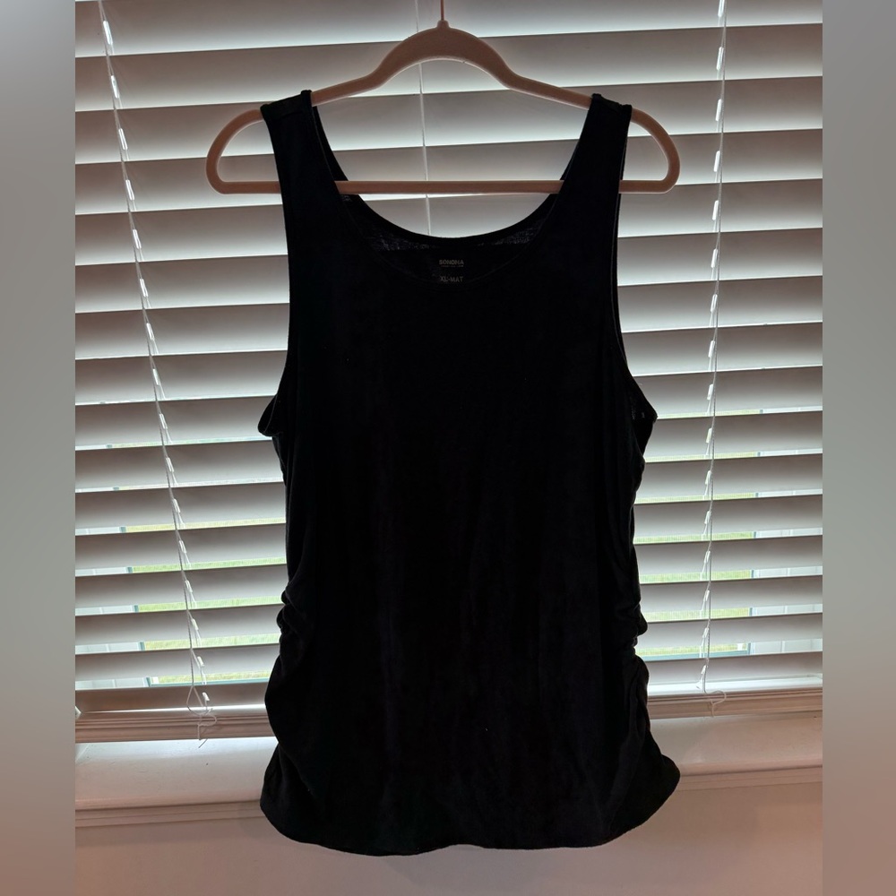 Sonoma Black Maternity Tank Top